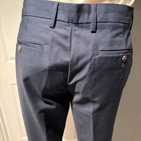 Good Threads Men's Slim Fit Dress Stretch Performance Pants Size 36W 33L. Blue - Picture 4 of 8